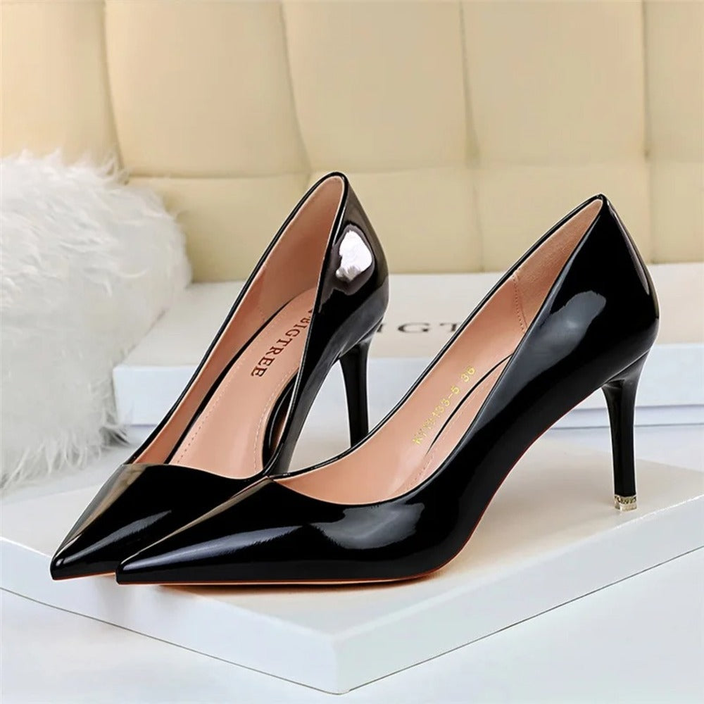 Escarpins dorées femme