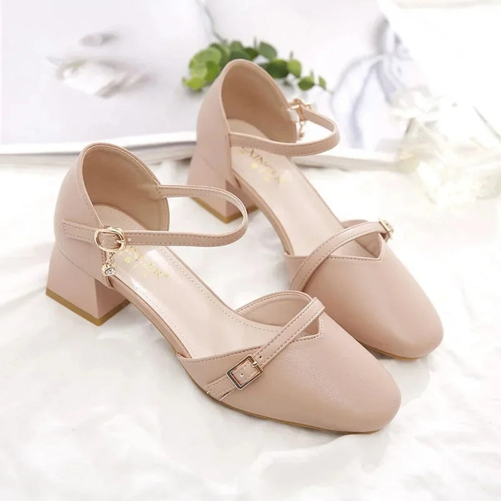 Escarpins femme beige