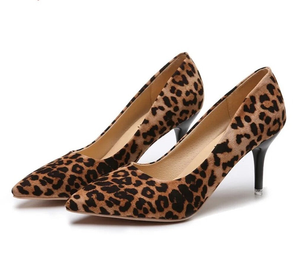 Escarpins femme leopard