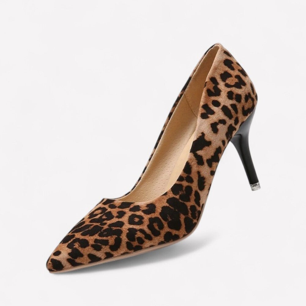 Escarpins femme leopard