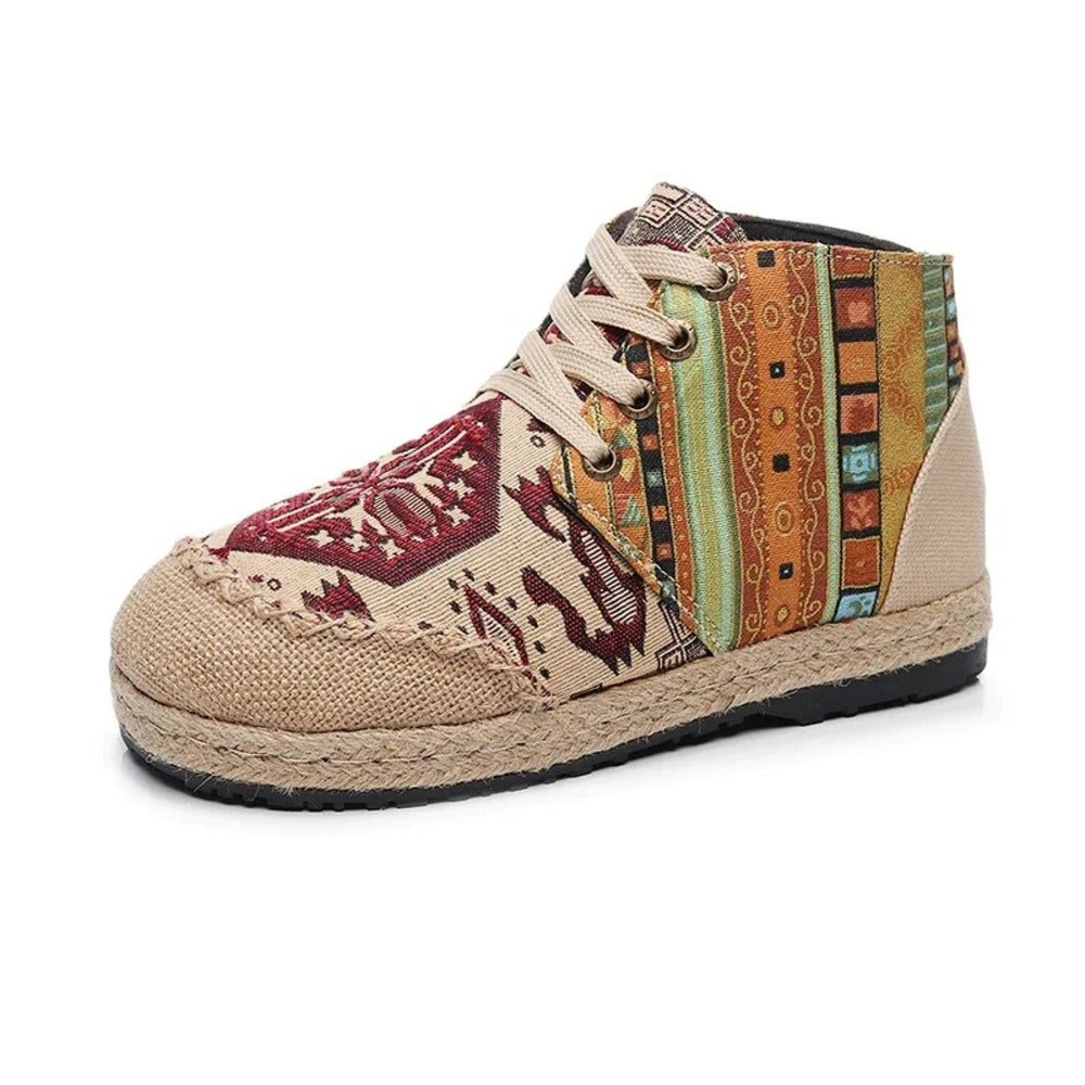Espadrille avec lacet femme