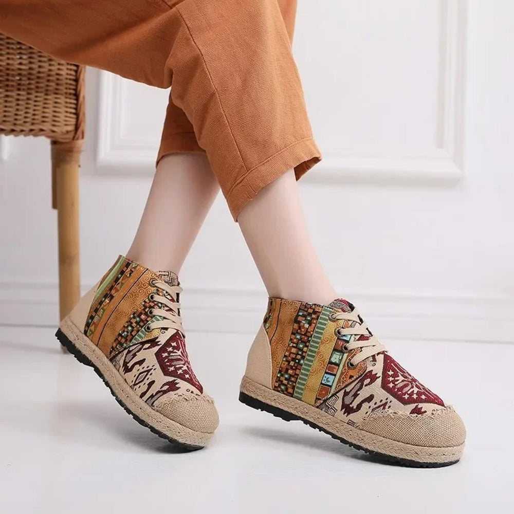 Espadrille avec lacet femme