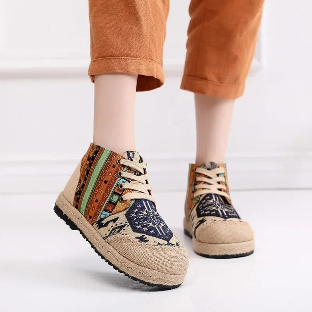 Espadrille avec lacet femme