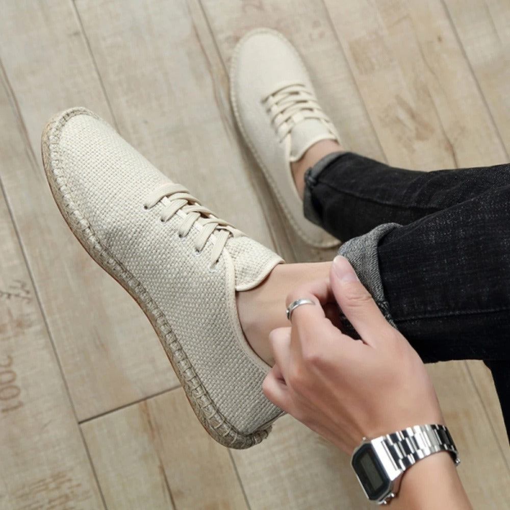 Espadrille beige mixte