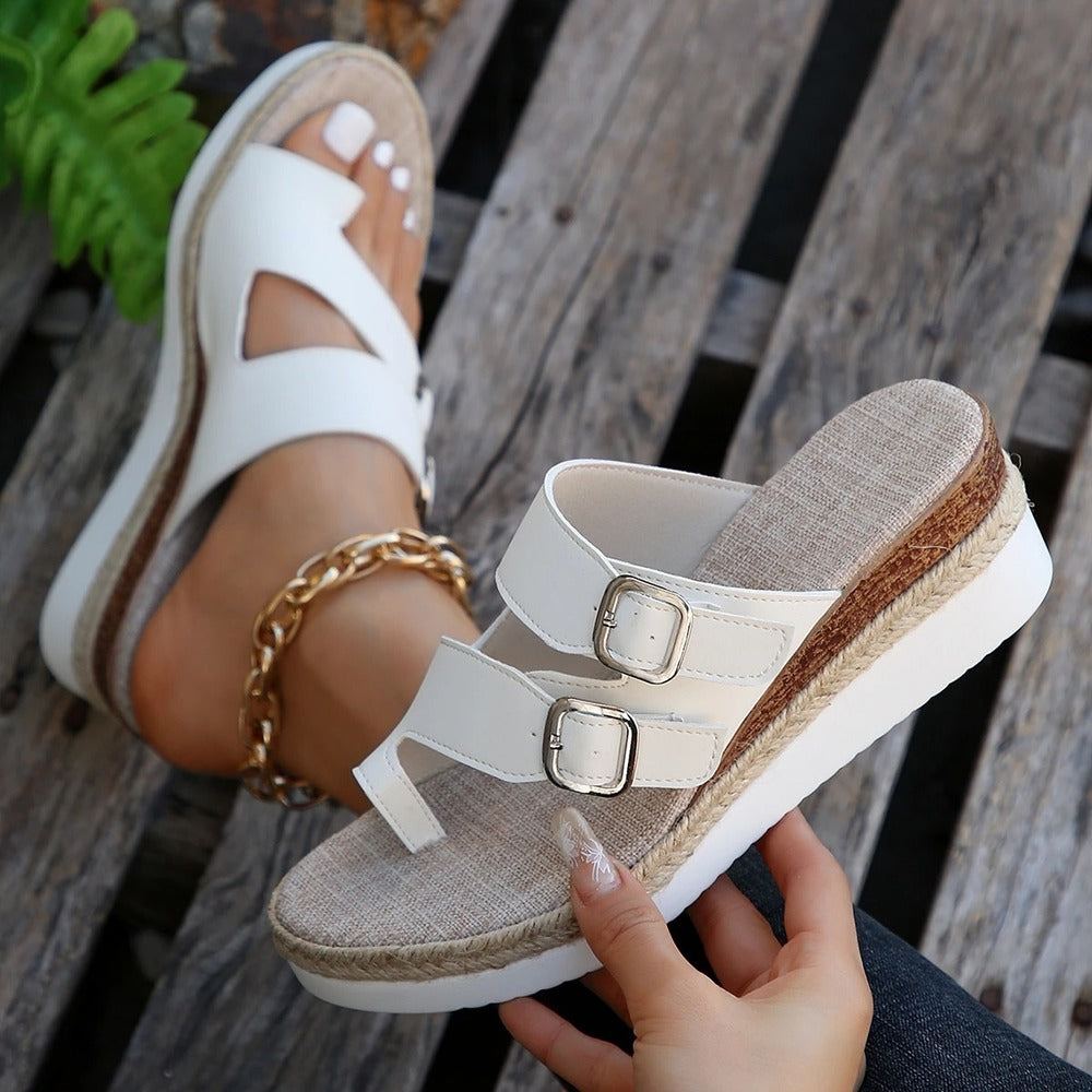 Espadrille blanc femme hallux valgus