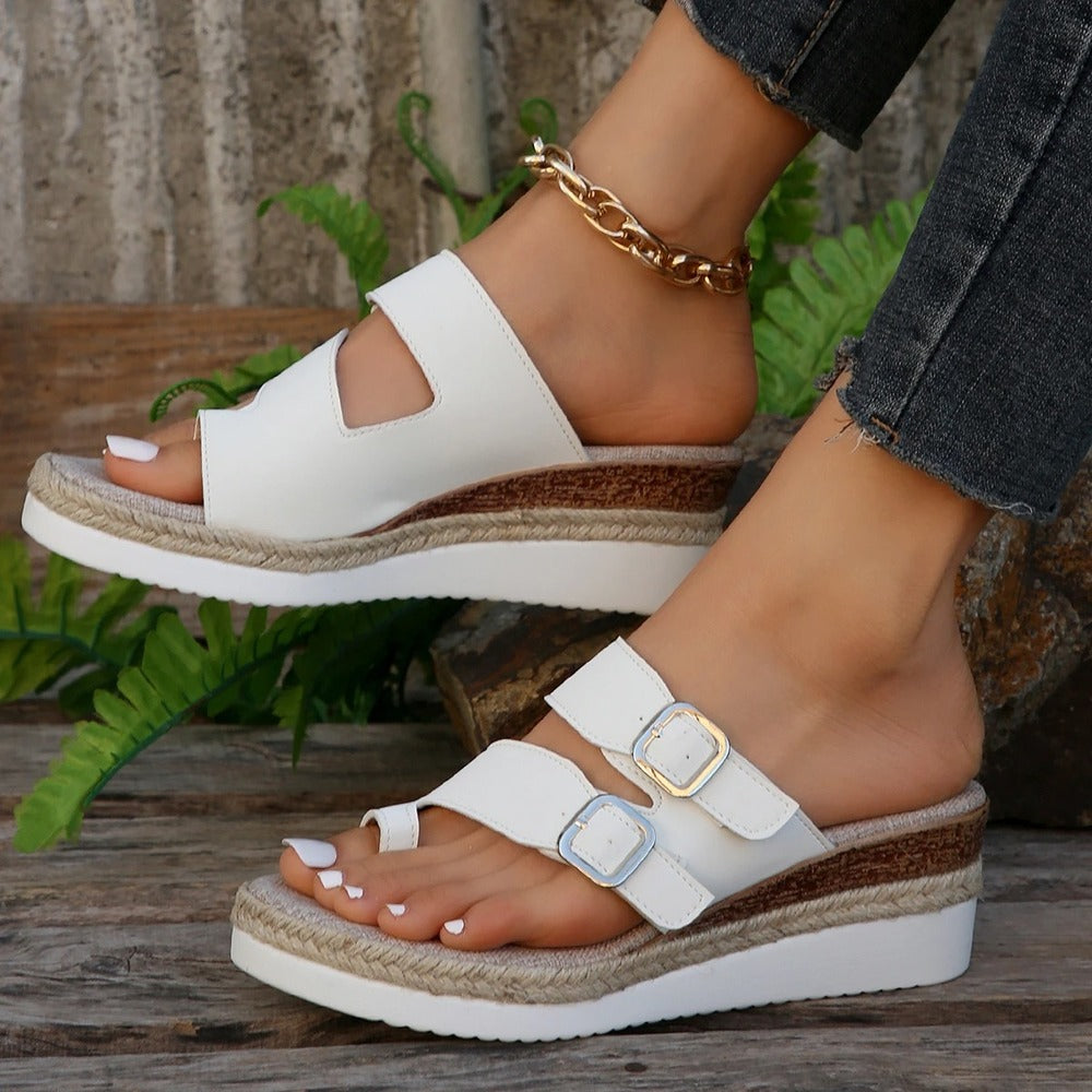 Espadrille blanc femme hallux valgus