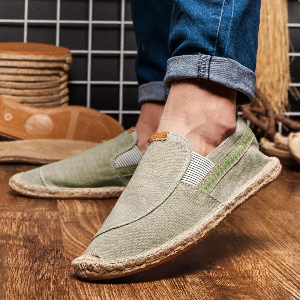 Espadrille bleu marine homme