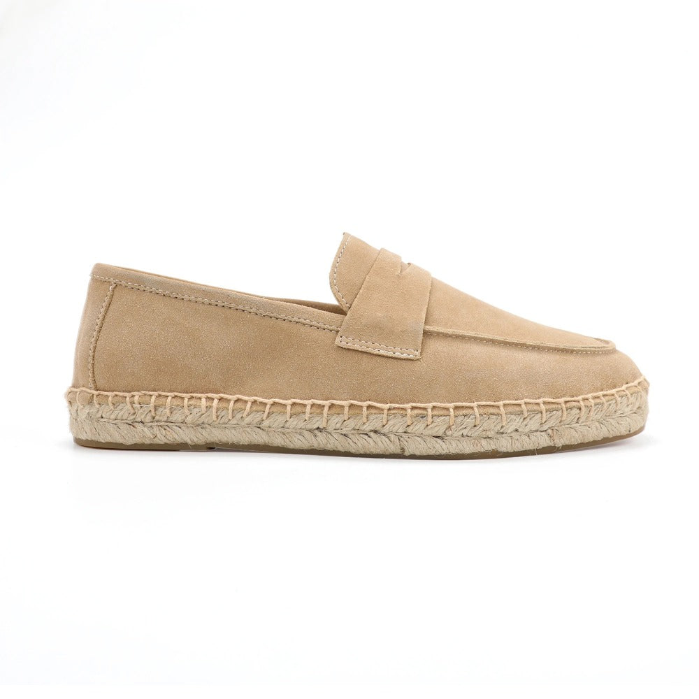 Espadrille en cuir homme