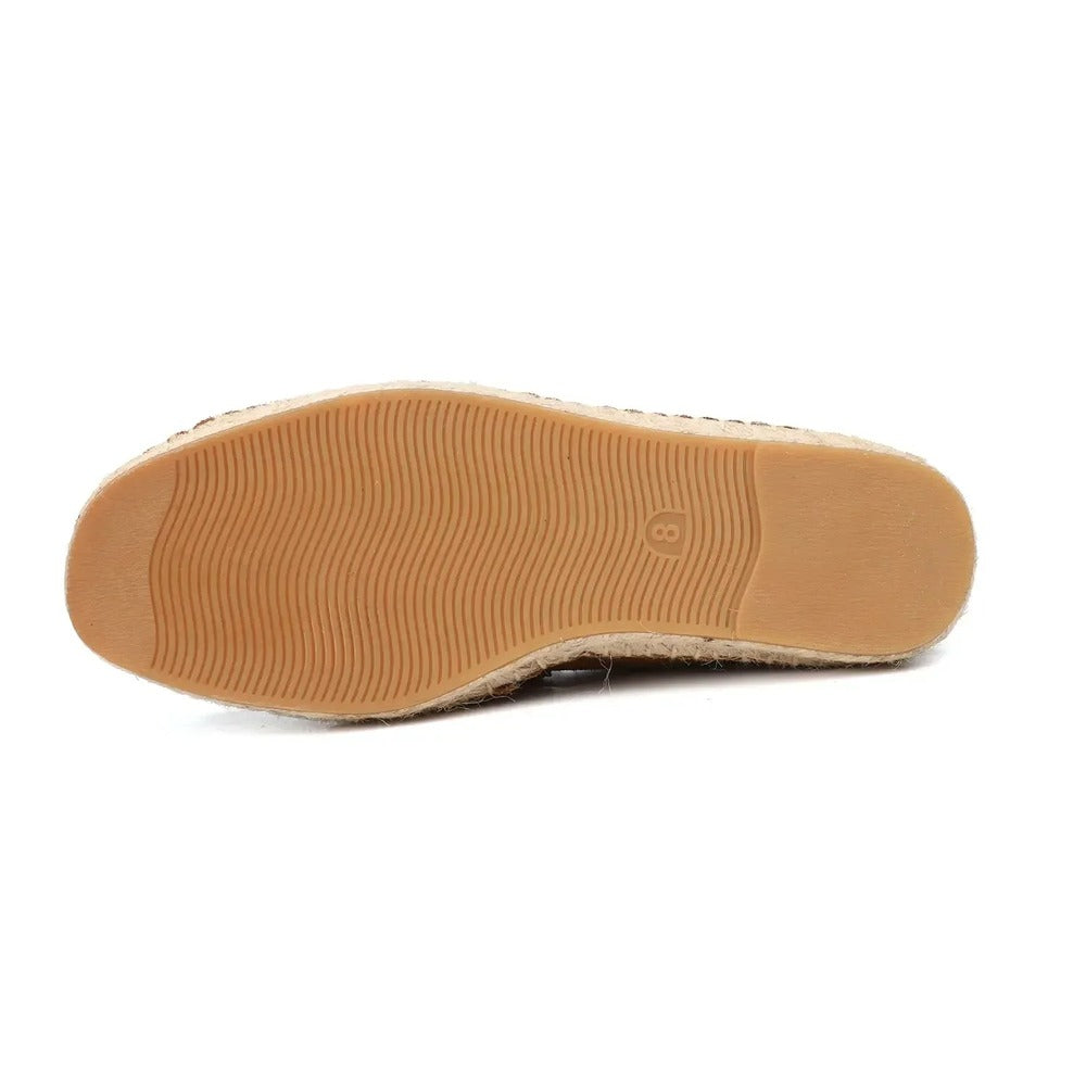 Espadrille en cuir homme
