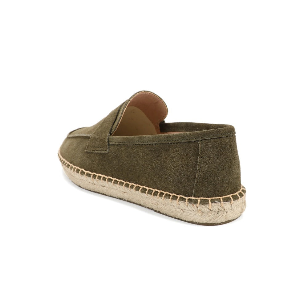 Espadrille en cuir homme