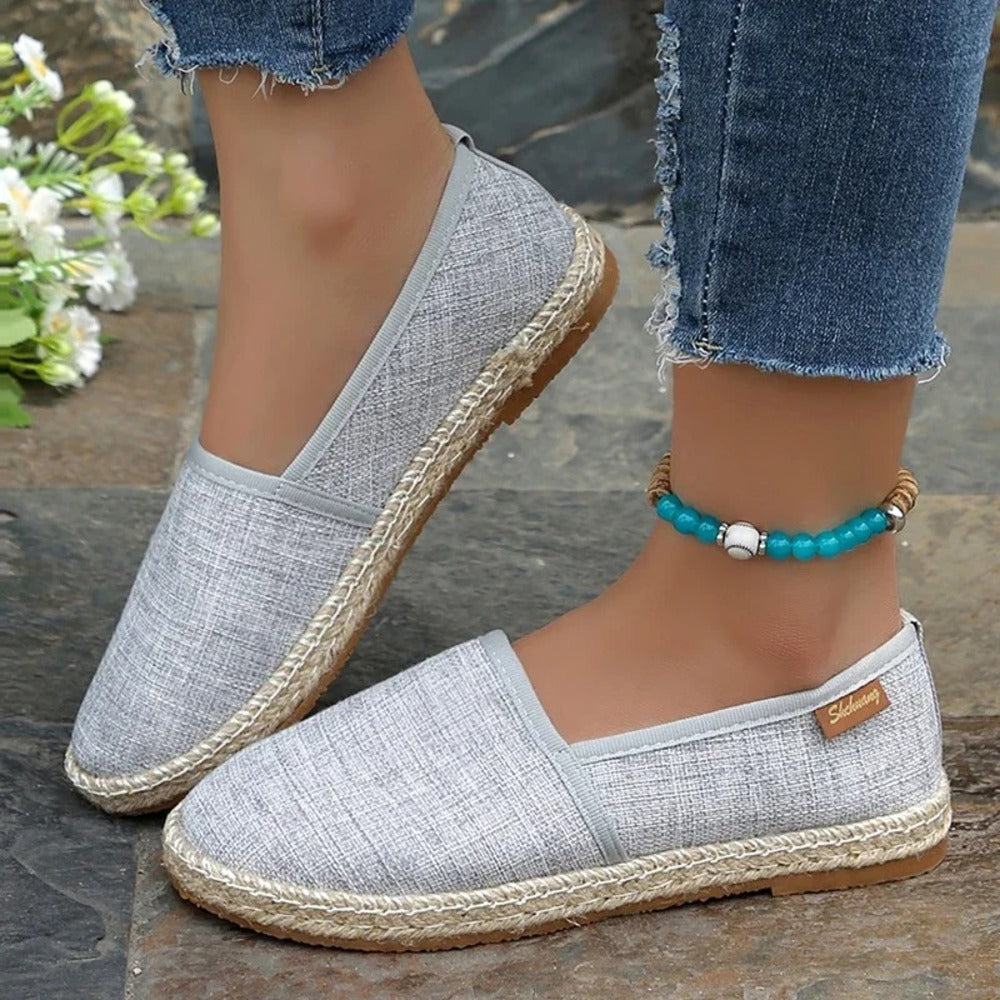 Espadrille en toile femme