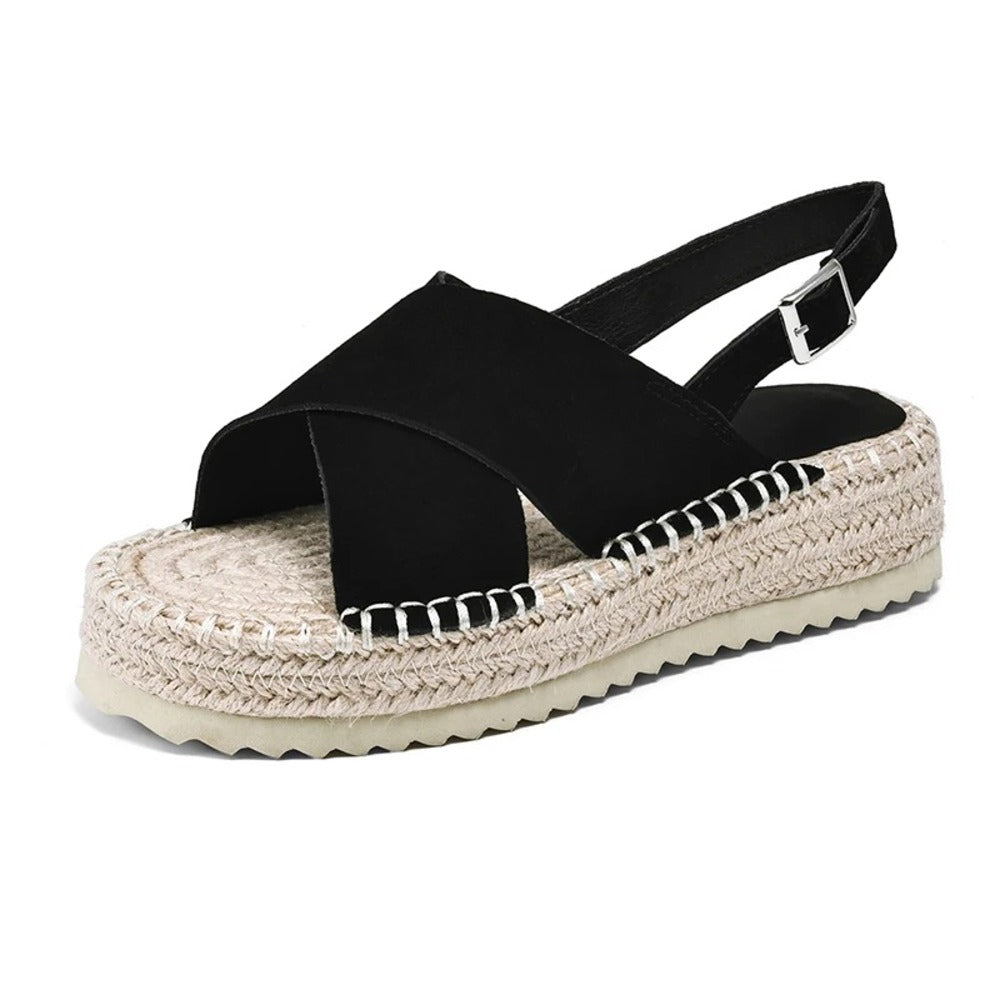 Espadrille femme kaki