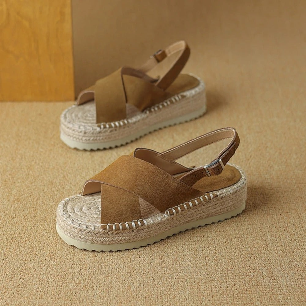 Espadrille femme kaki