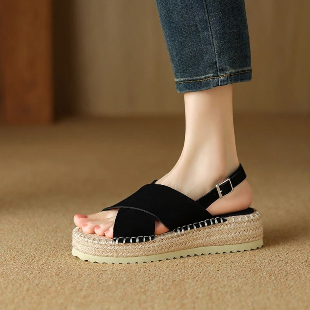 Espadrille femme kaki