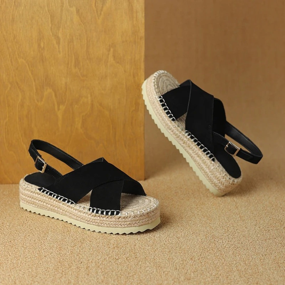 Espadrille femme kaki