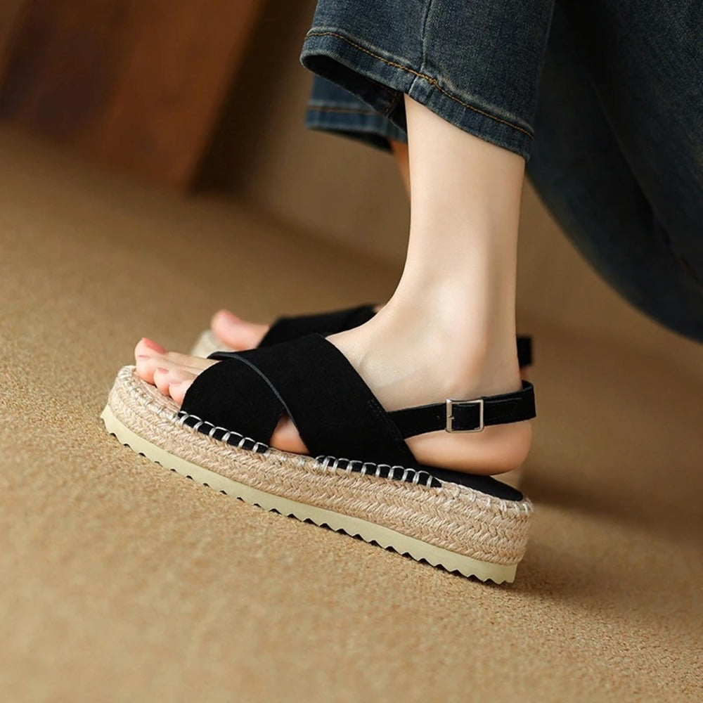 Espadrille femme kaki