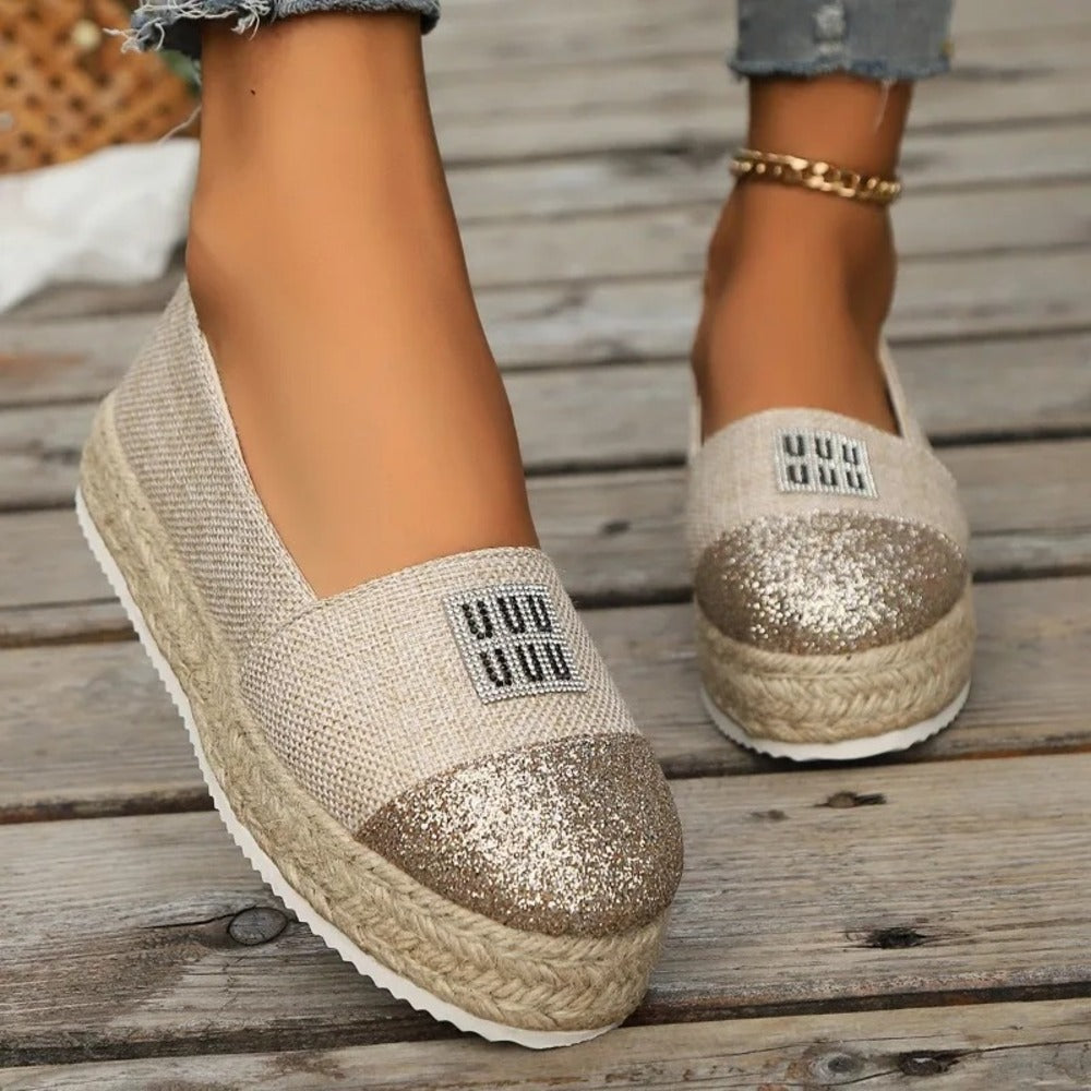Espadrille femme style luxe