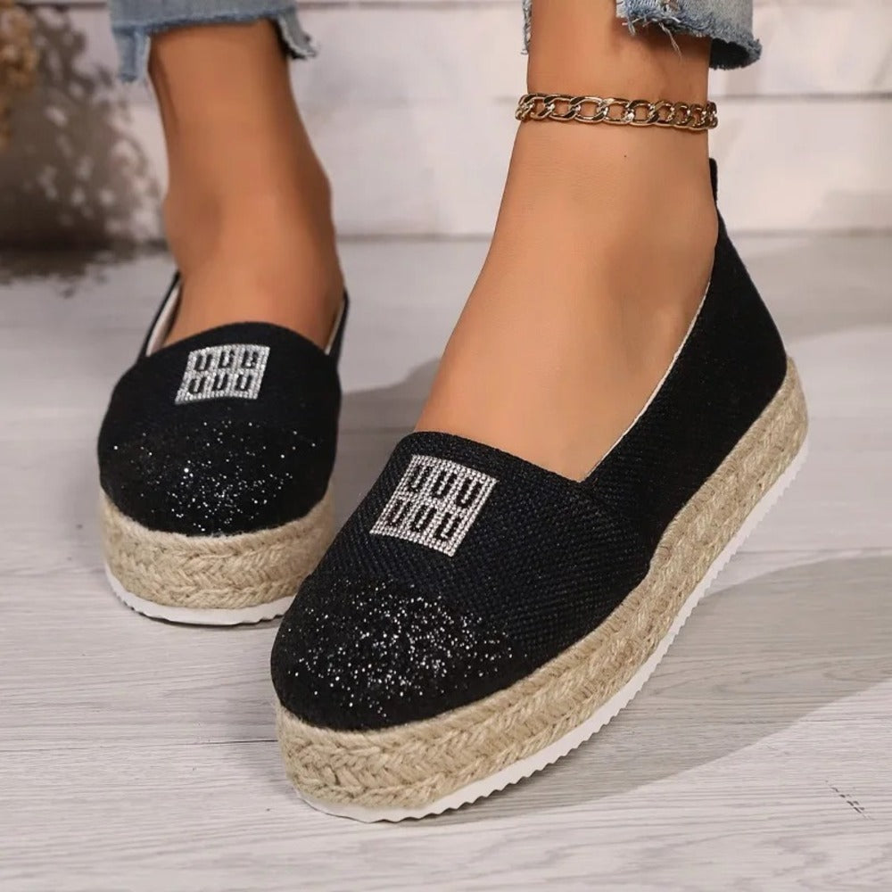 Espadrille femme style luxe