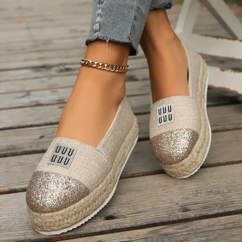 Espadrille femme style luxe
