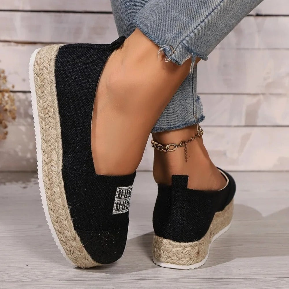 Espadrille femme style luxe