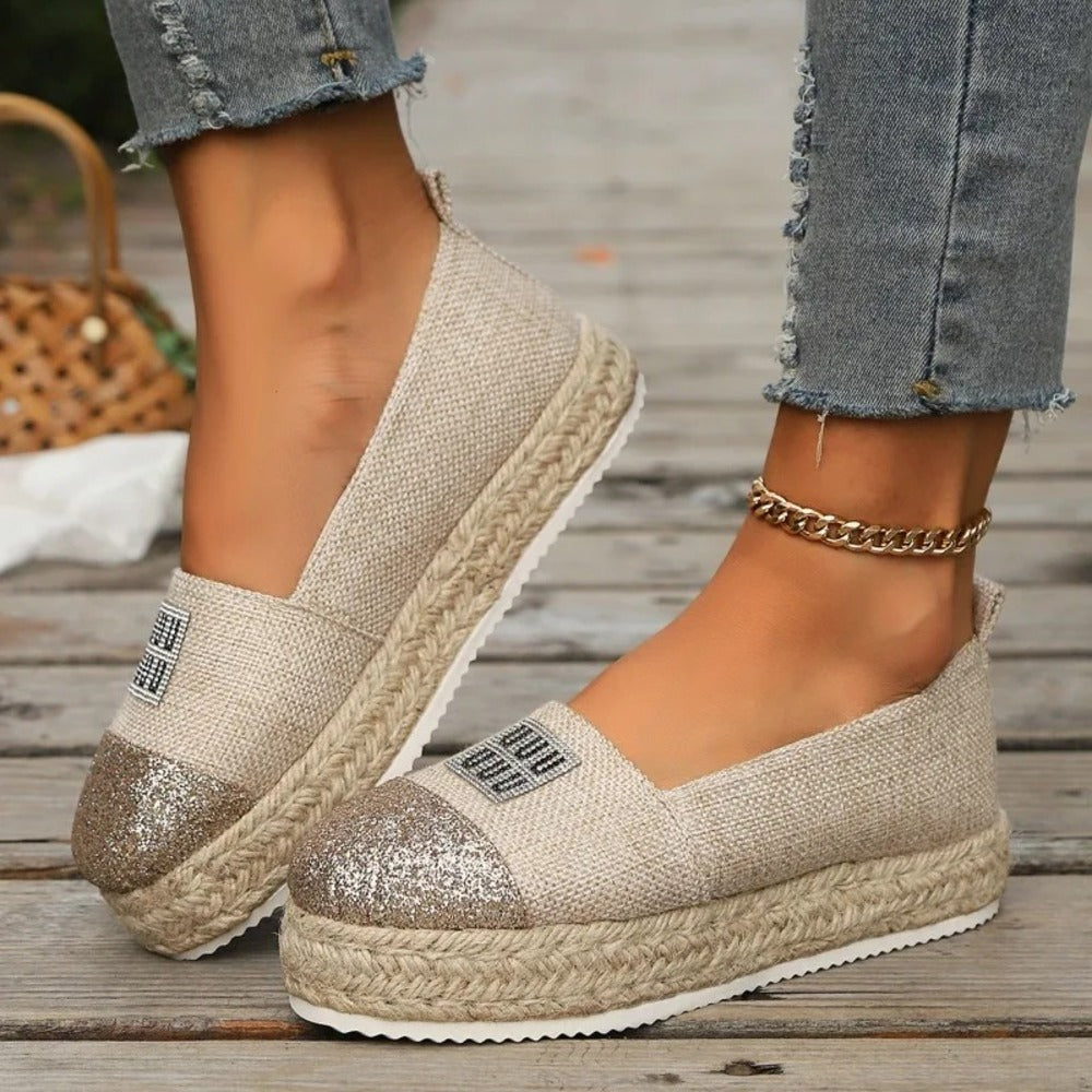Espadrille femme style luxe