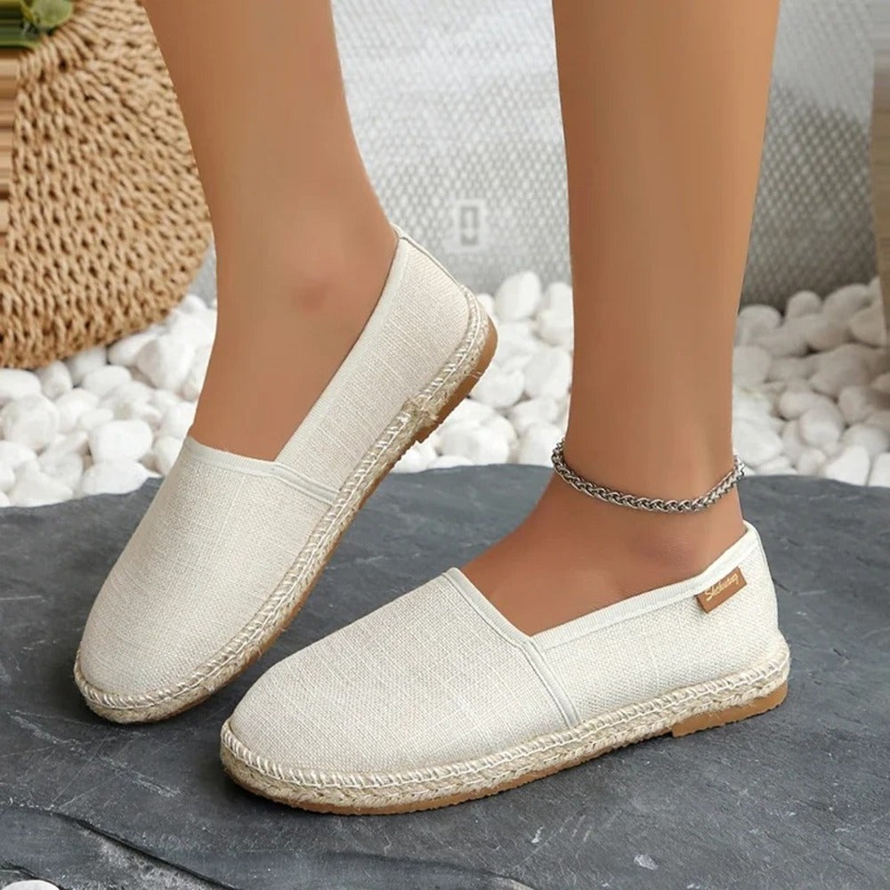 Espadrille femme plate