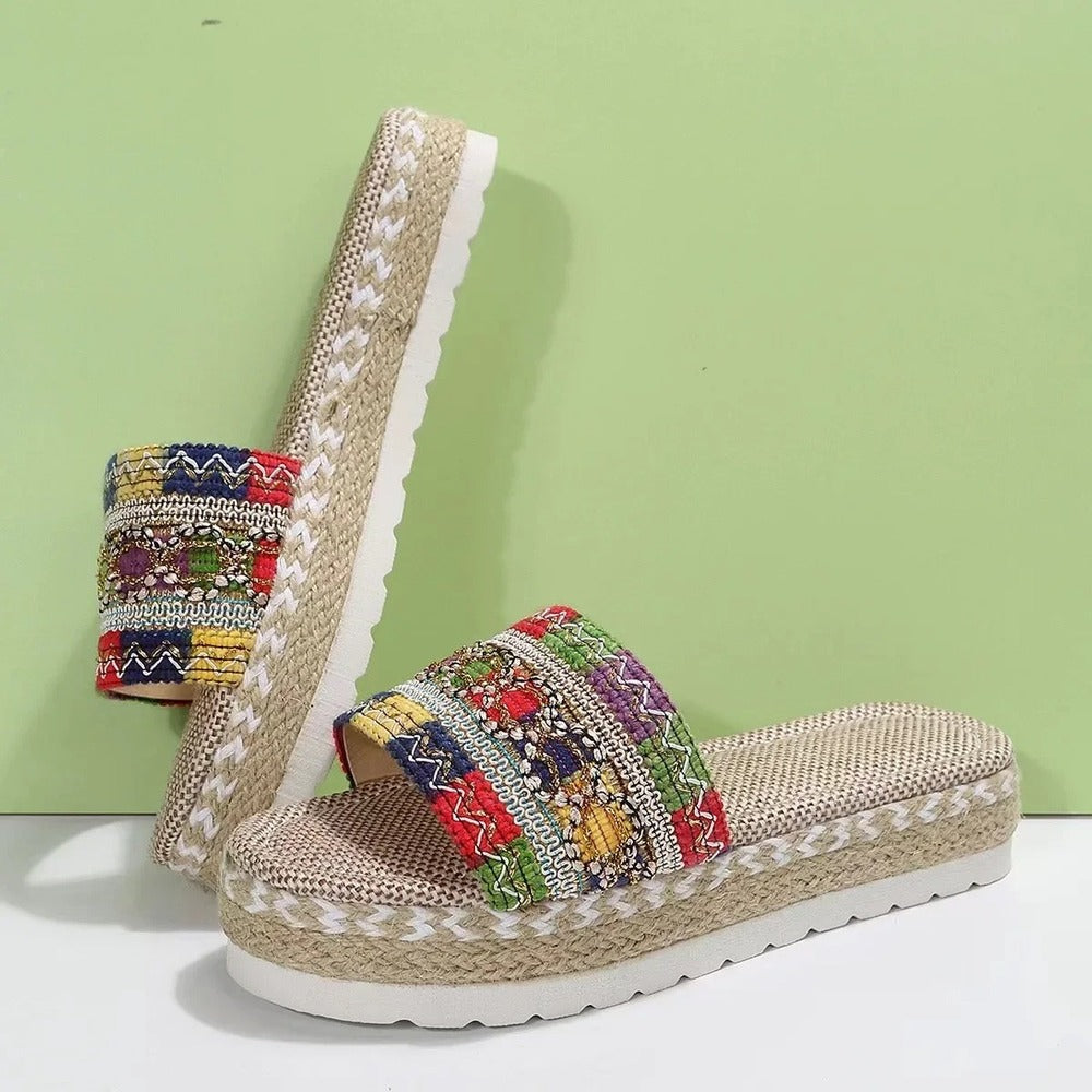Espadrille femme plateforme