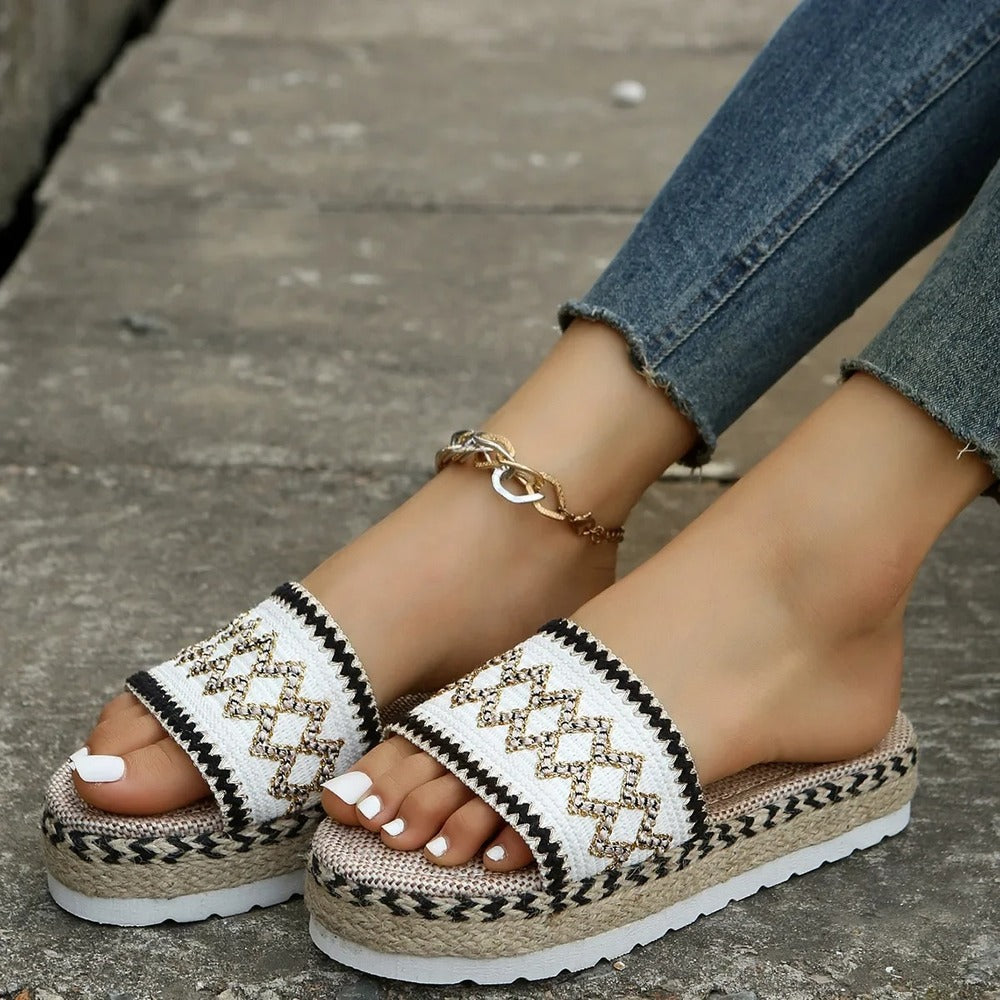 Espadrille femme plateforme