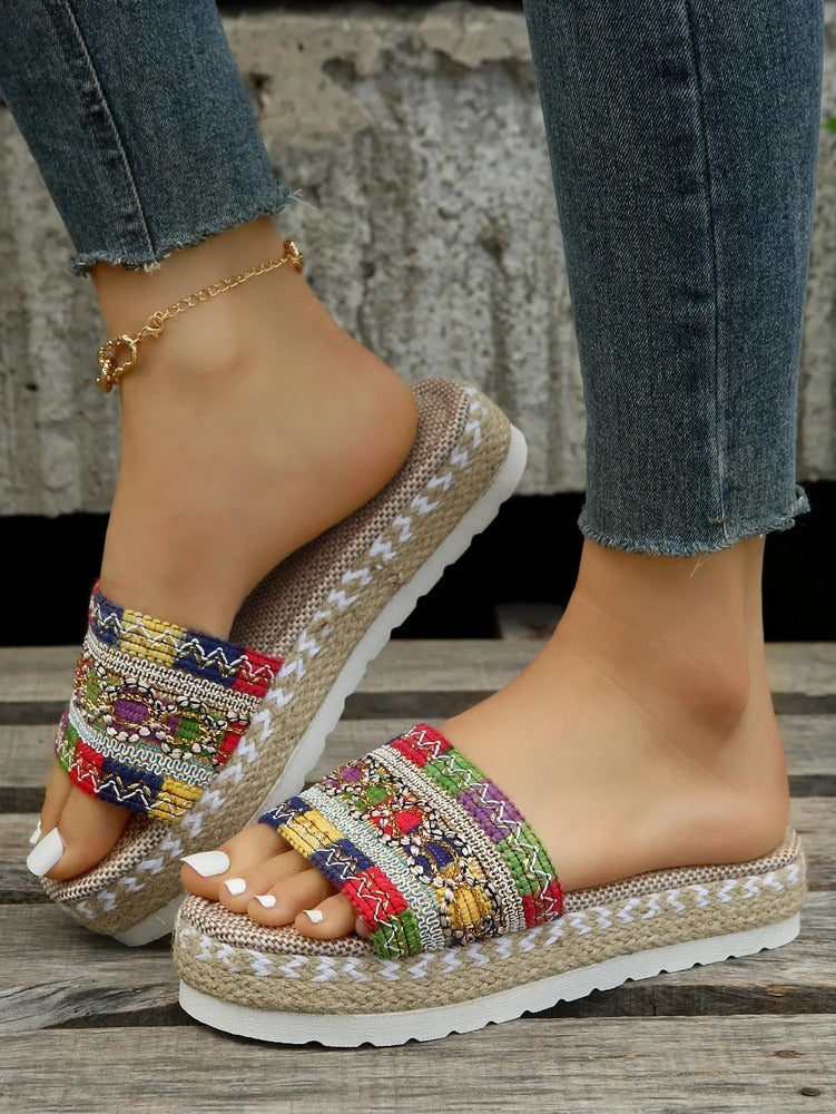 Espadrille femme plateforme