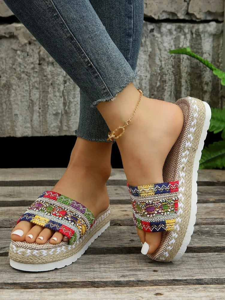 Espadrille femme plateforme