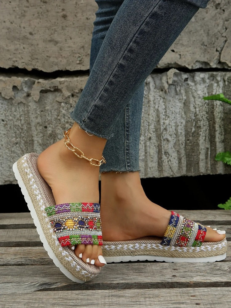 Espadrille femme plateforme