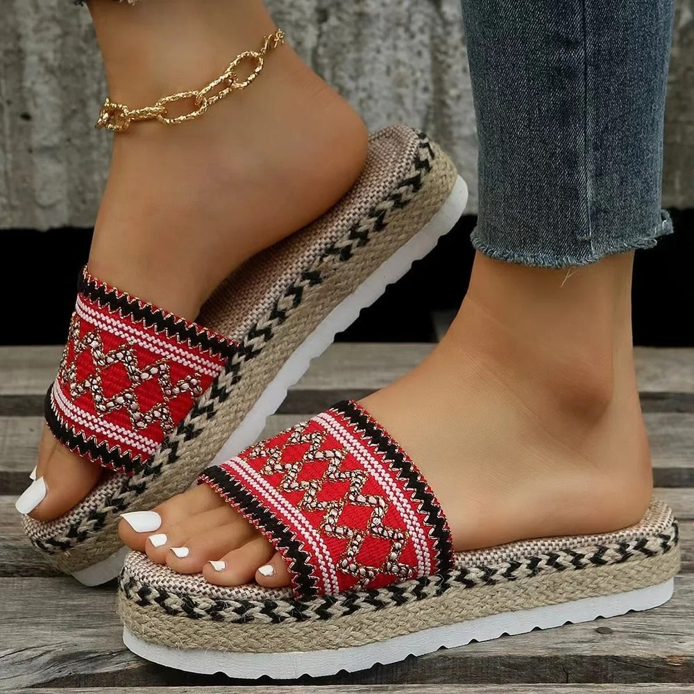 Espadrille femme plateforme