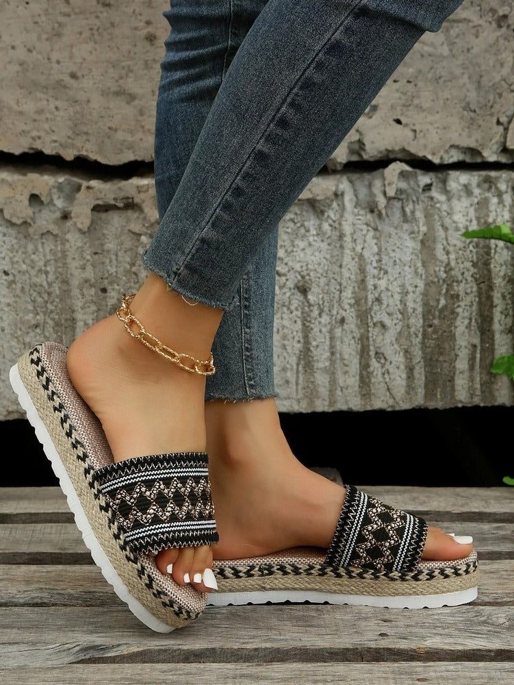 Espadrille femme plateforme