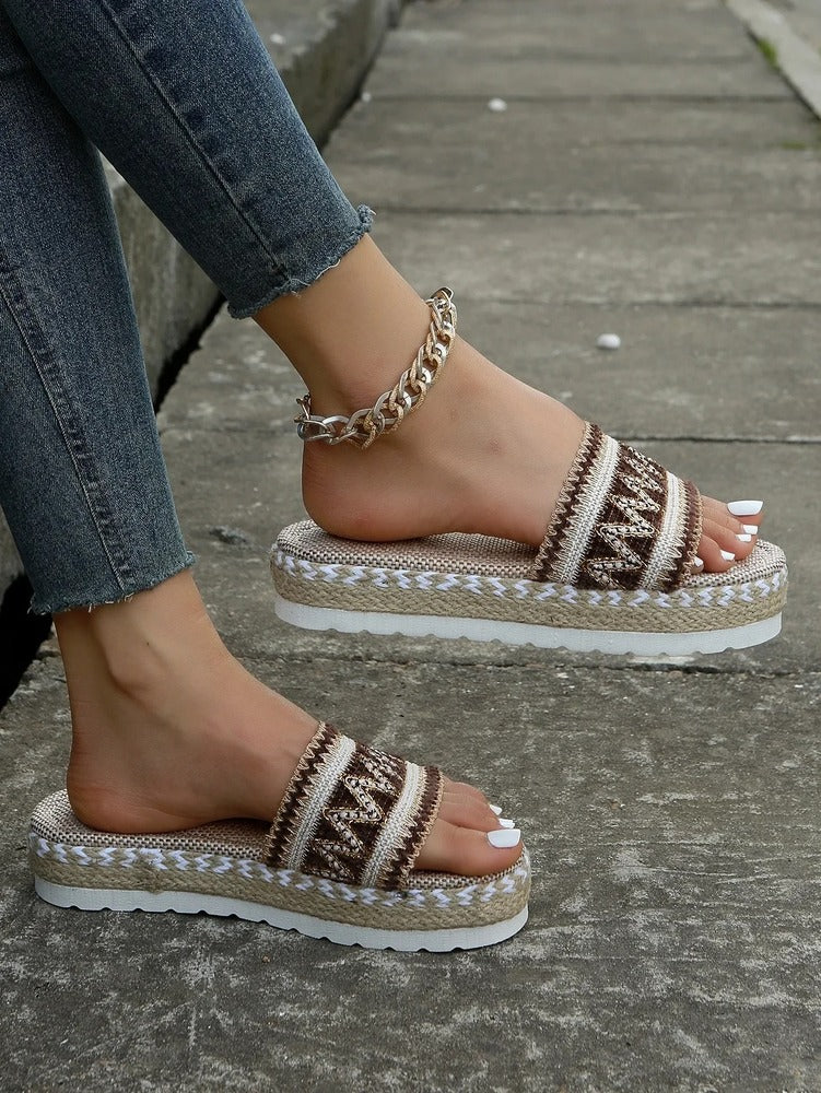 Espadrille femme plateforme