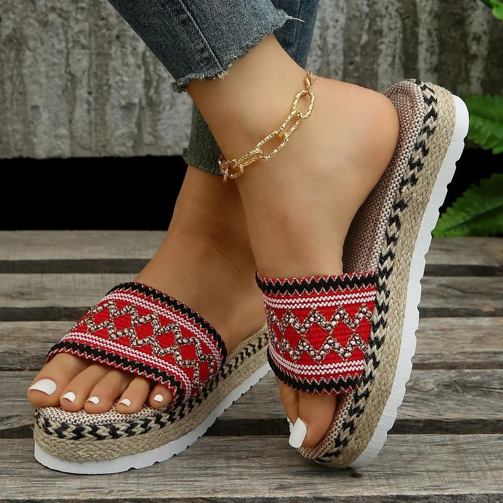 Espadrille femme plateforme