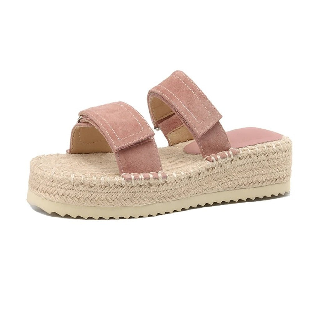 Espadrille femme rose