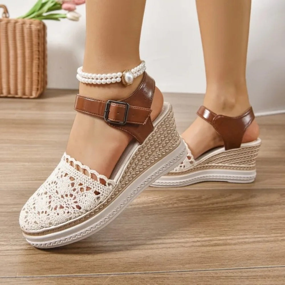 Espadrille haute femme