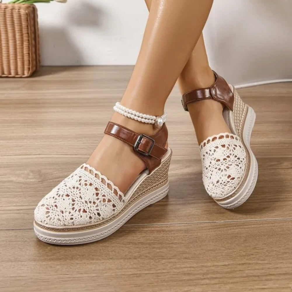 Espadrille haute femme