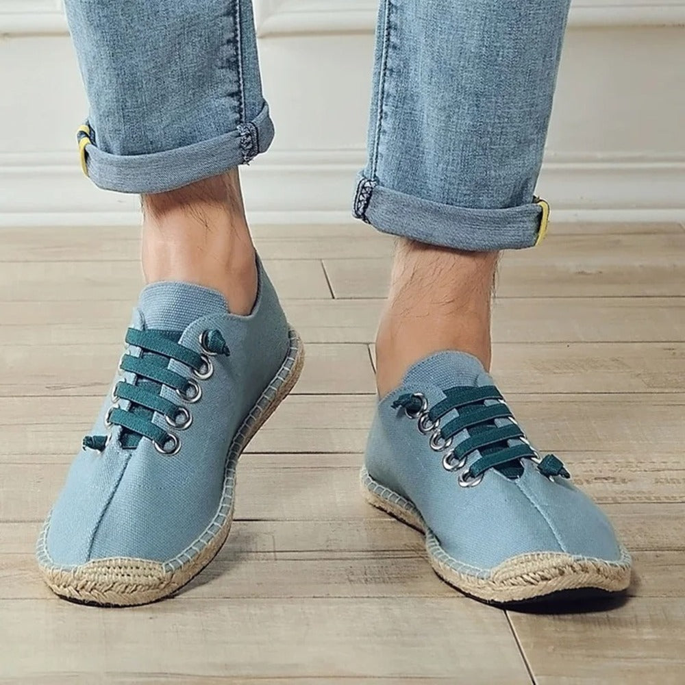 Espadrille homme à lacets