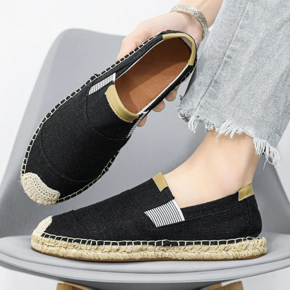 Espadrille noir homme