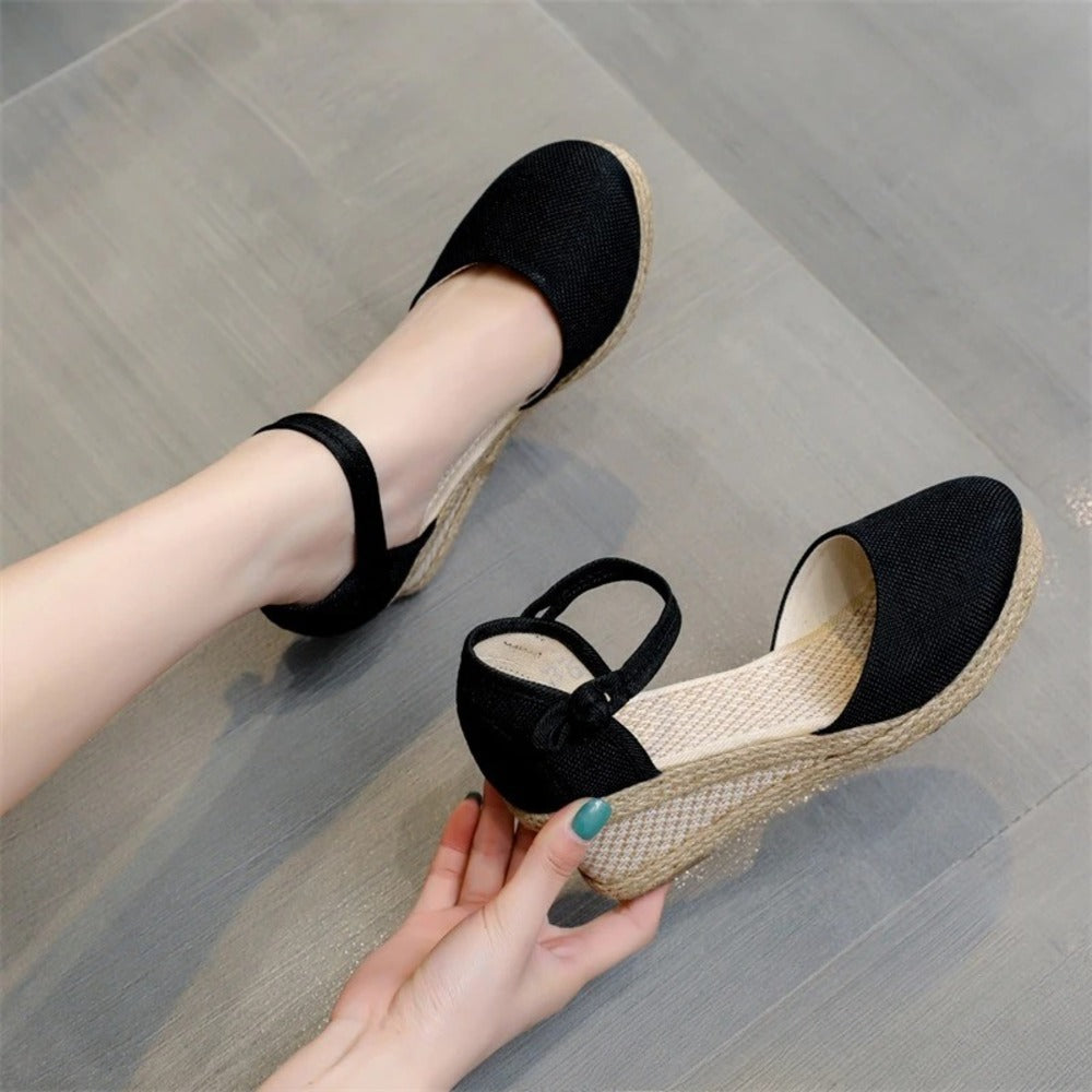 Espadrille sandale femme