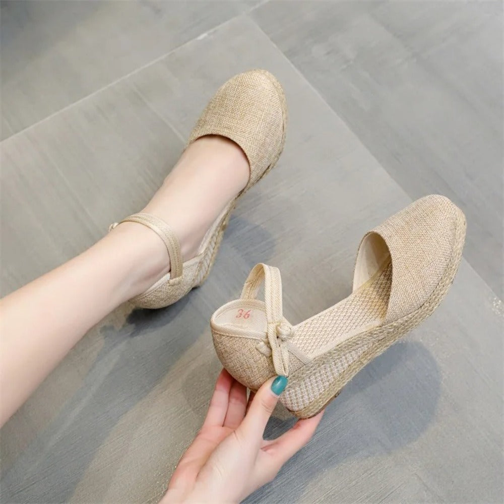 Espadrille sandale femme