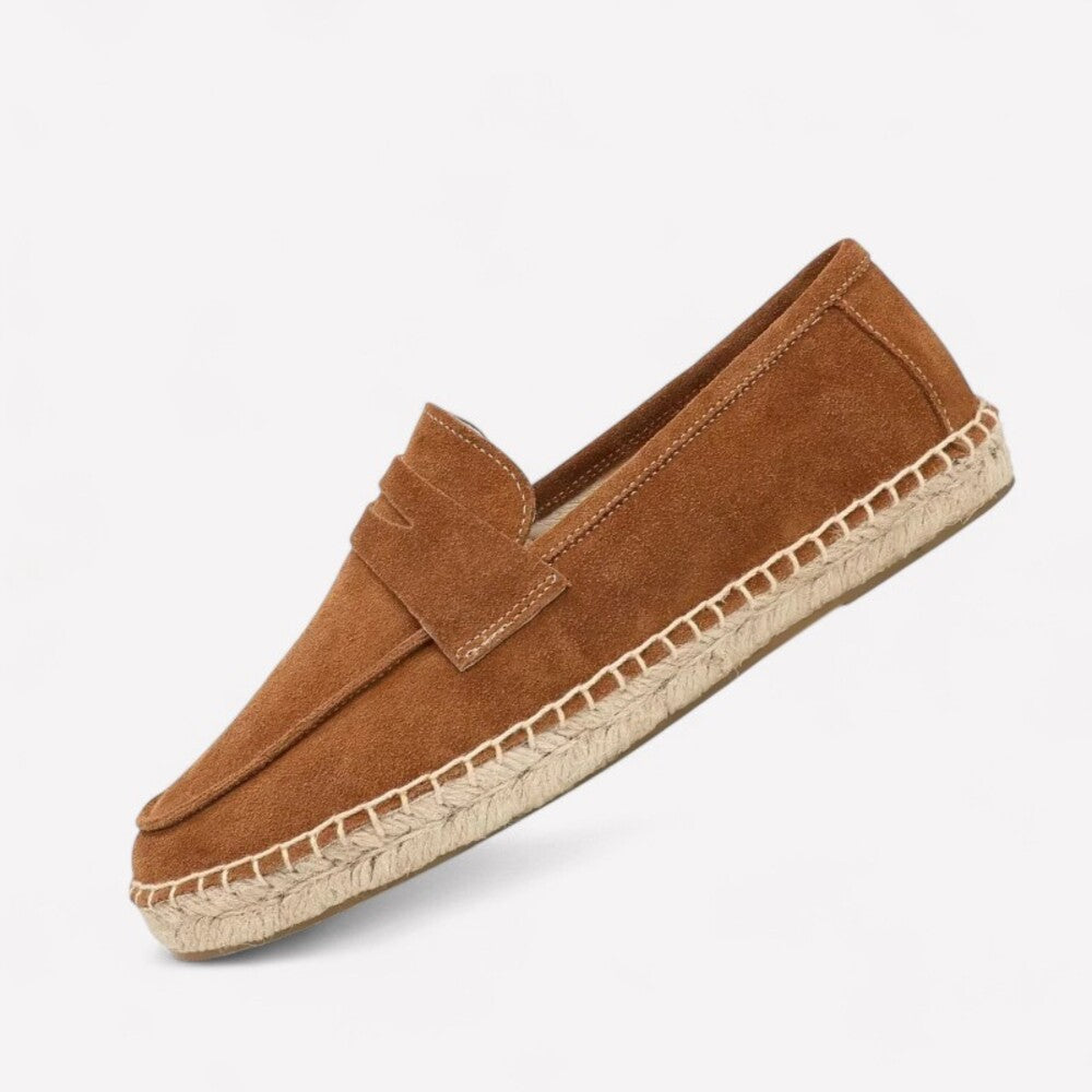 Espadrille en cuir homme