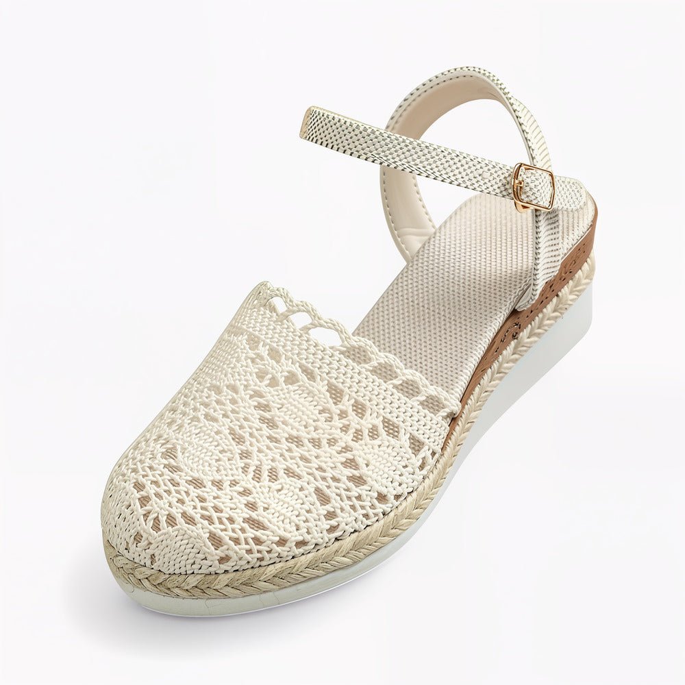 Espadrille femme dentelle