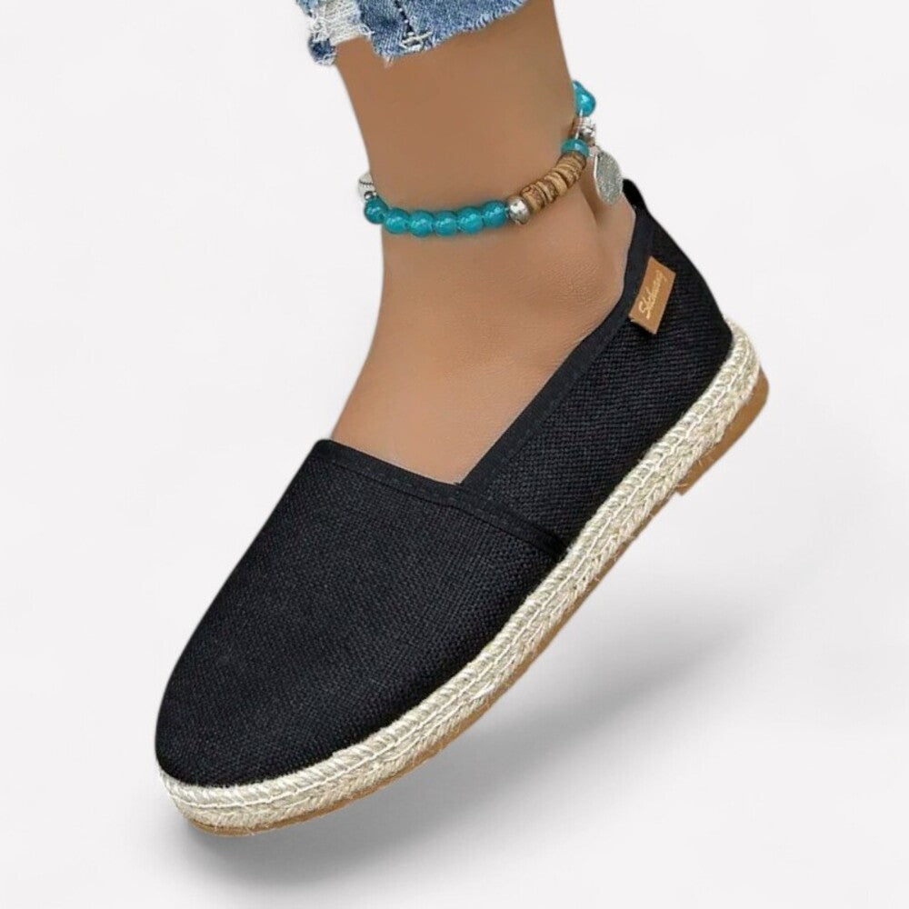 Espadrille femme plate