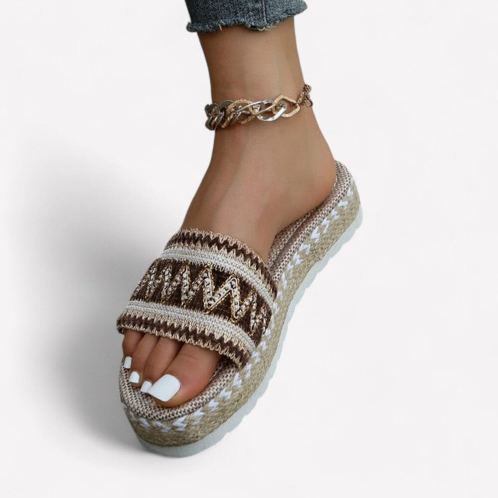 Espadrille femme plateforme