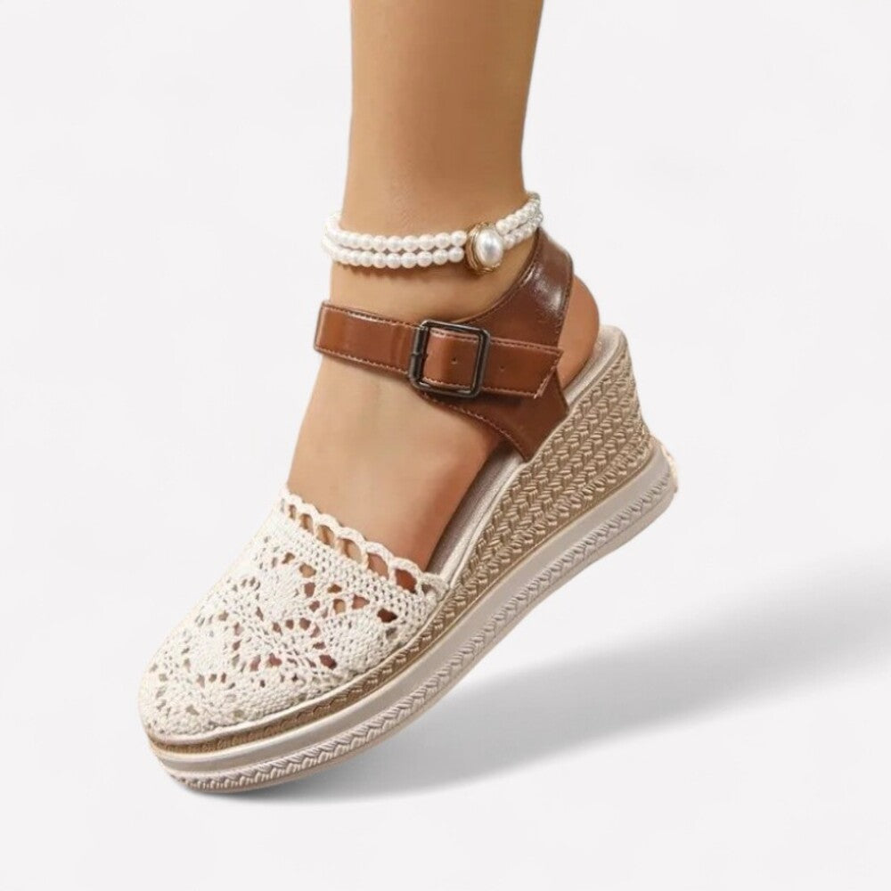 Espadrille haute femme