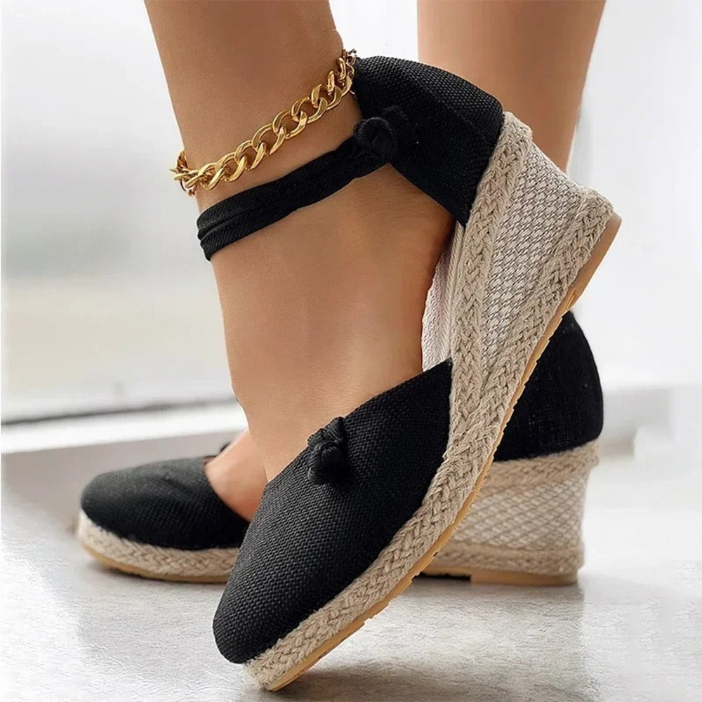 Espadrilles compensées femme