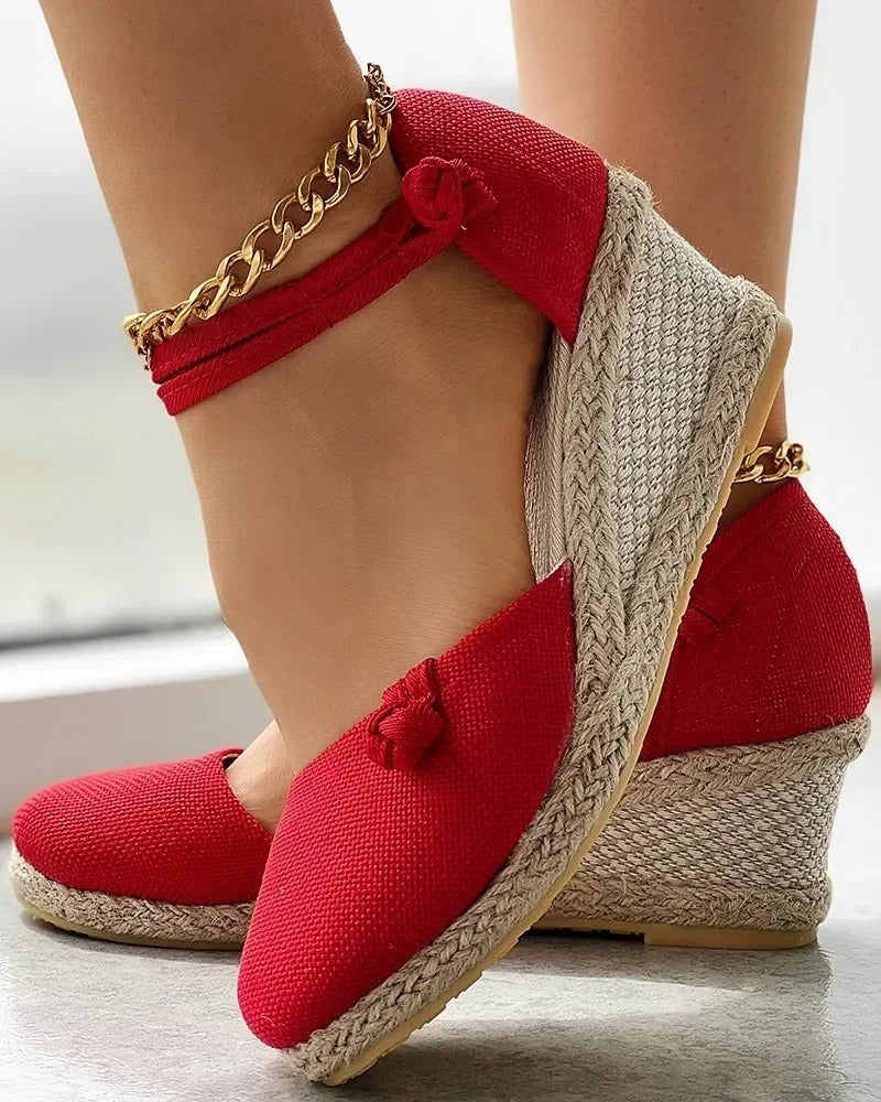 Espadrilles compensées femme