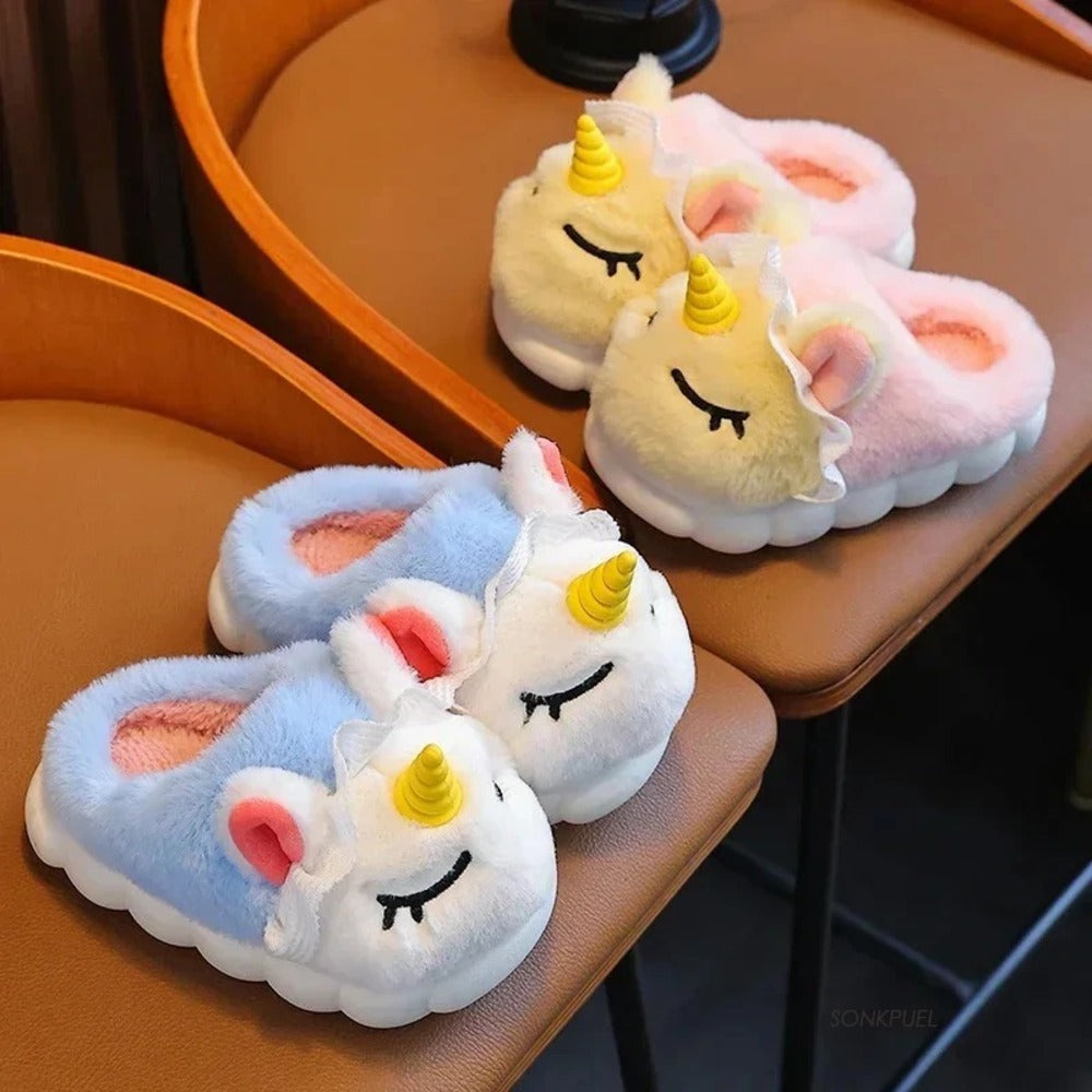 Licorne pantoufle